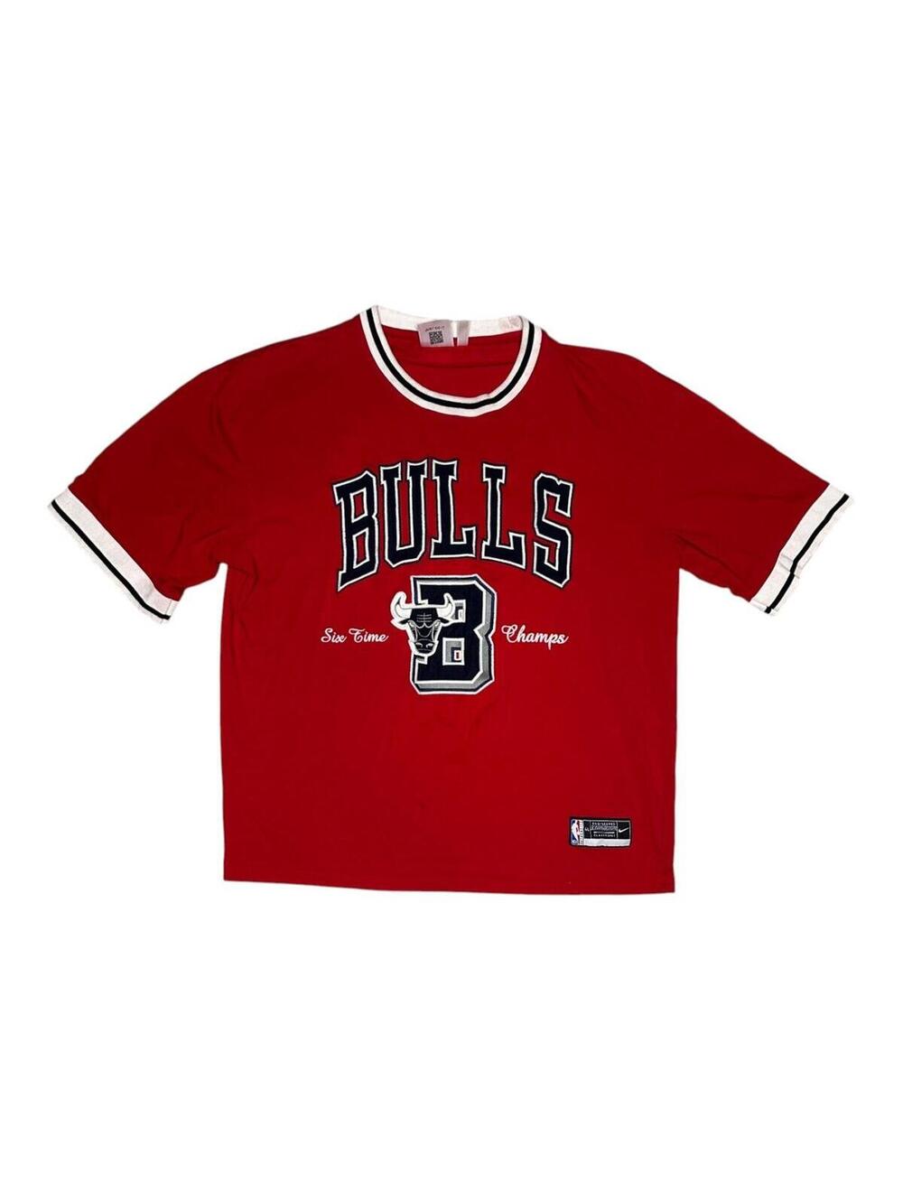 Nike Chicago Bulls Red Vintage Sportswear T-Shirt Men's
